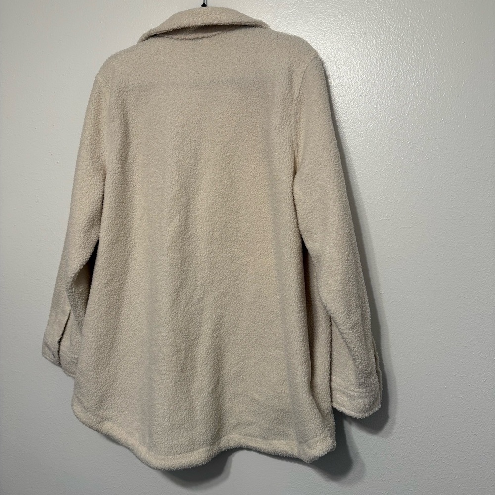 Cozy Cream Teddy Jacket - Picture 4 of 4